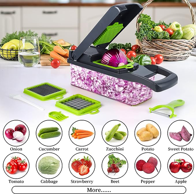Ultimate Vegetable Cutter & Chopper – Slice, Dice & Prep in Seconds