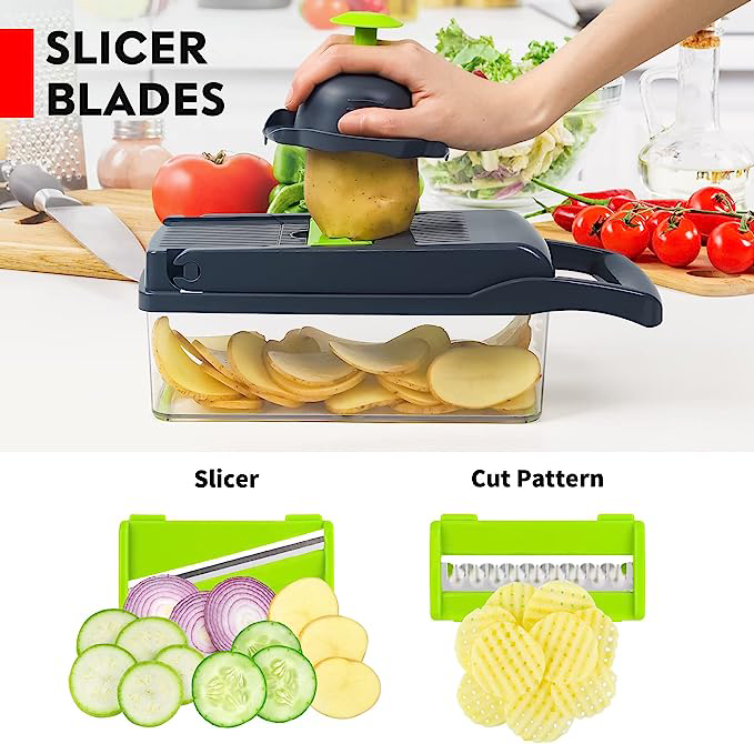 Ultimate Vegetable Cutter & Chopper – Slice, Dice & Prep in Seconds