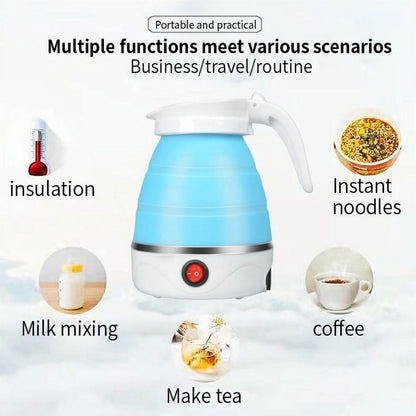 Foldable Electric Travel Kettle — Boils Water in 3 Minutes, Fits in Any Bag