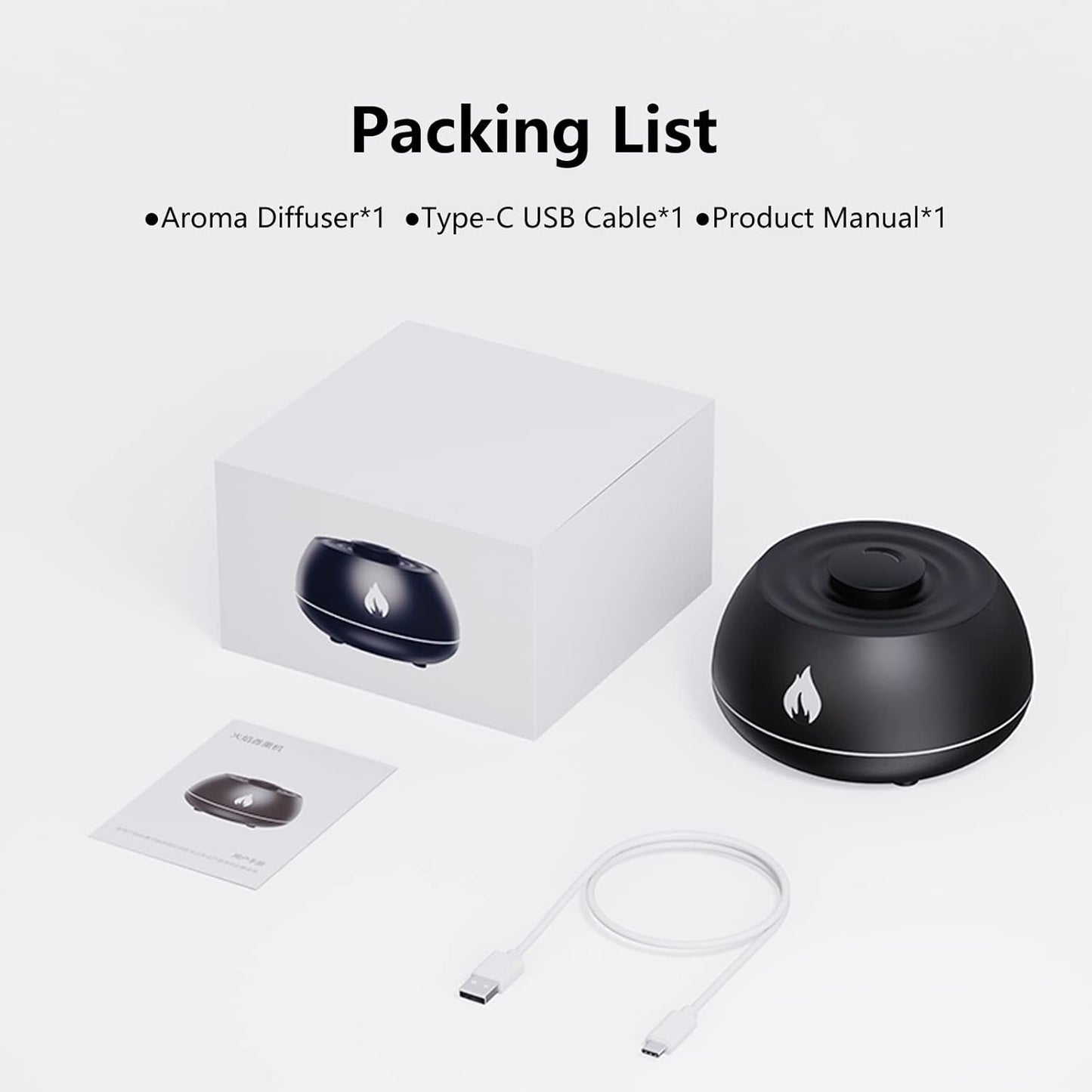 Flame Aroma Diffuser — Turn Your Room into a Relaxing Sanctuary