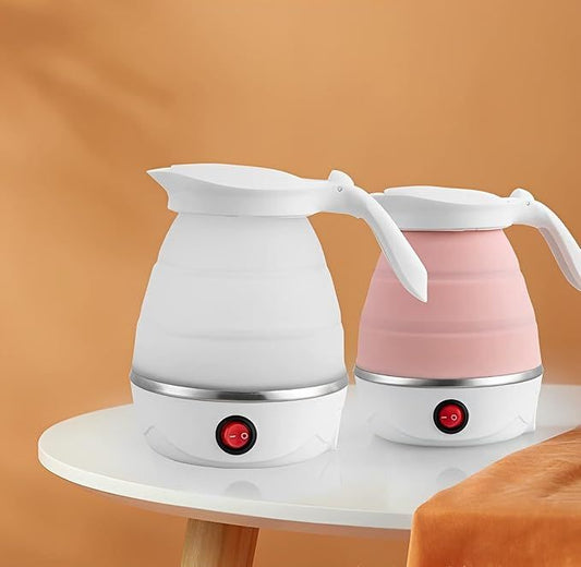 Foldable Electric Travel Kettle — Boils Water in 3 Minutes, Fits in Any Bag