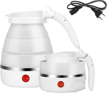 Foldable Electric Travel Kettle — Boils Water in 3 Minutes, Fits in Any Bag