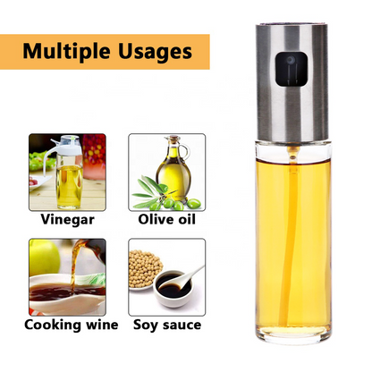 Oil Spray Bottle for Cooking — Fine Mist, Zero Waste, Healthier Meals