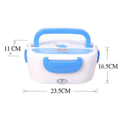 Self-Heating Electric Lunch Box — Hot Meals at Work, No Microwave Needed