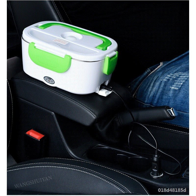 Self-Heating Electric Lunch Box — Hot Meals at Work, No Microwave Needed