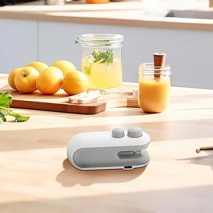2-in-1 Rechargeable Mini Bag Sealer – Keep Snacks Fresh Anytime